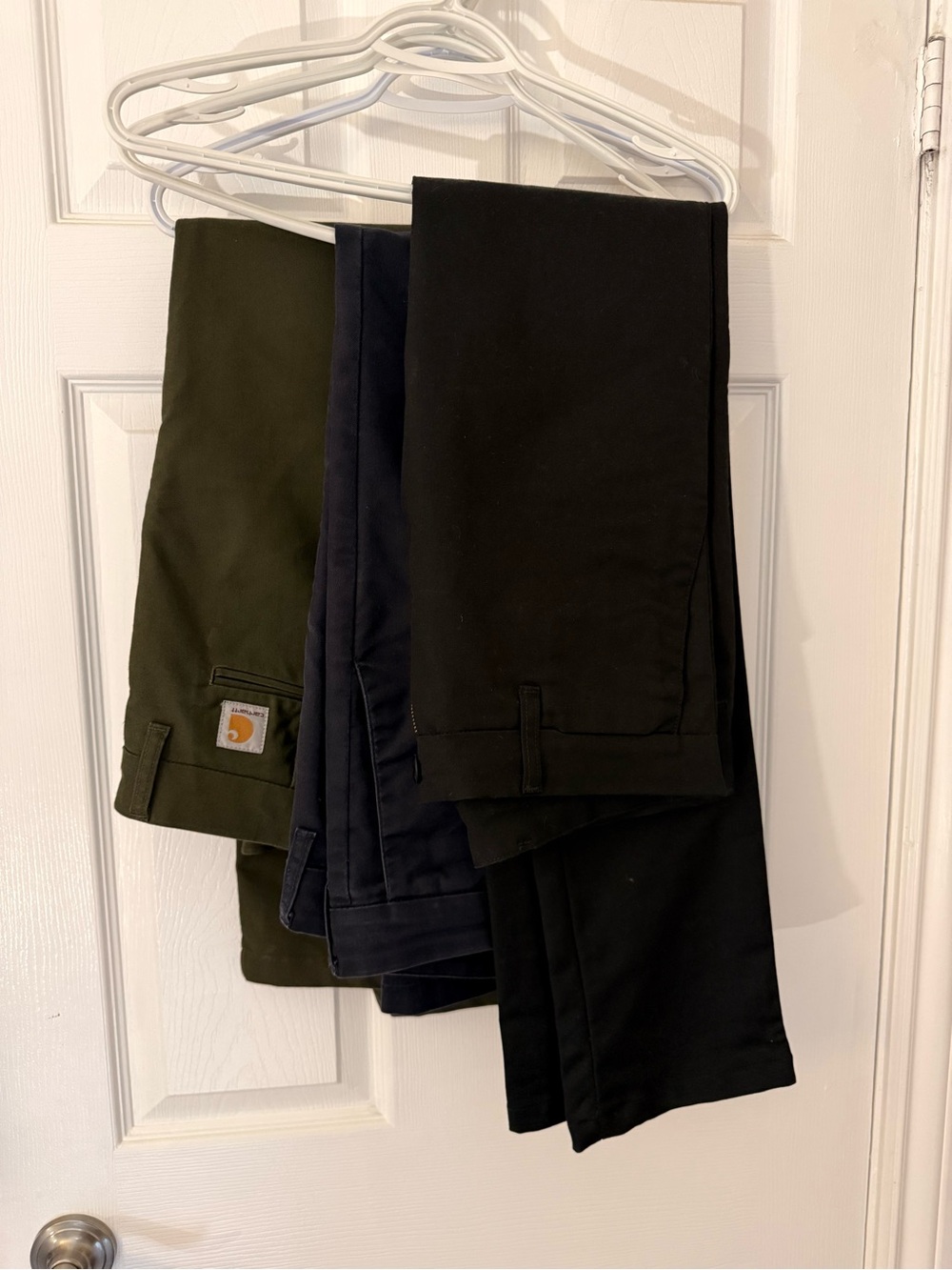 3x Carhartt WIP SID Pants - Olive, Navy, Black